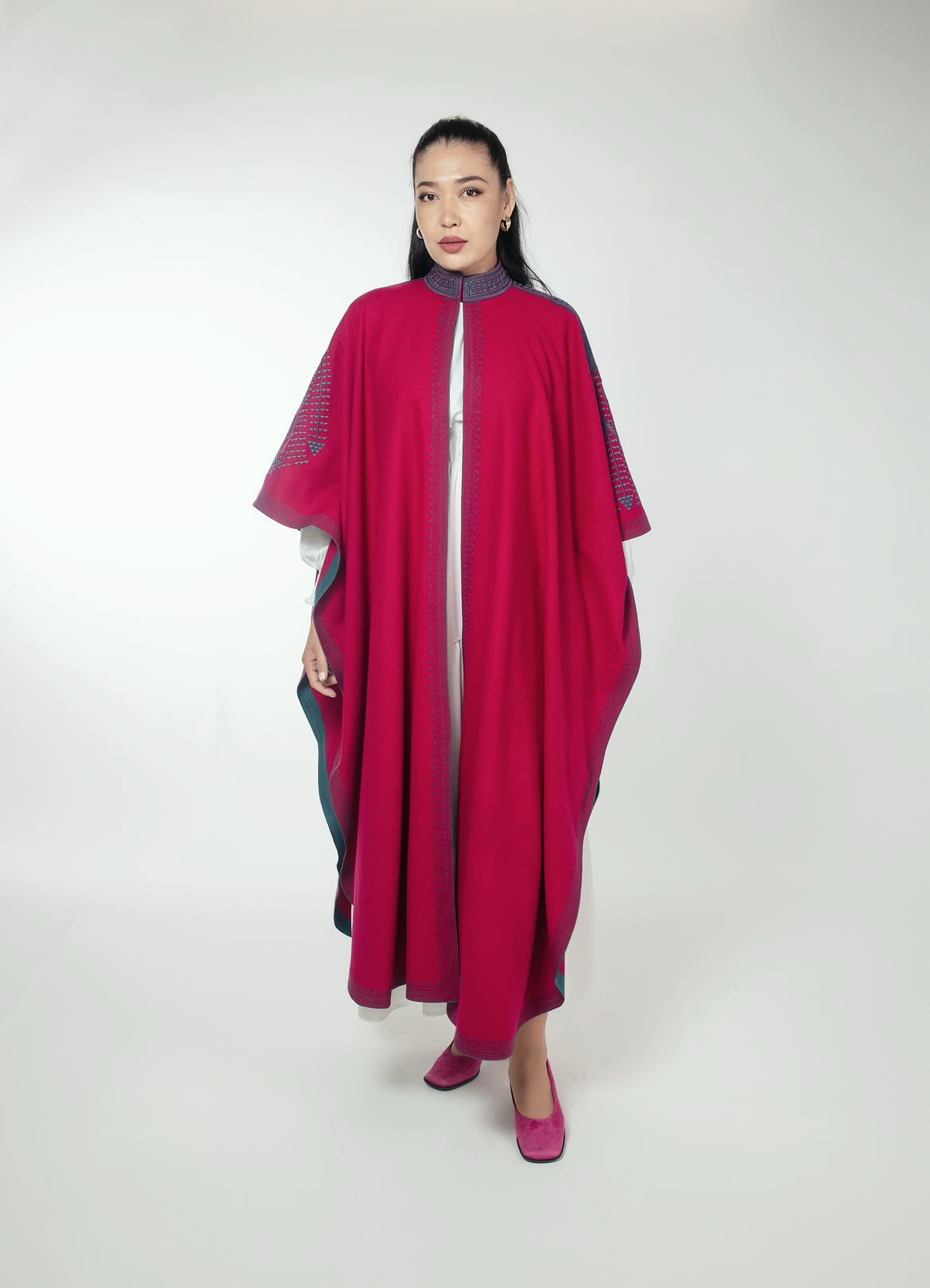 Afsoon Wool Cape