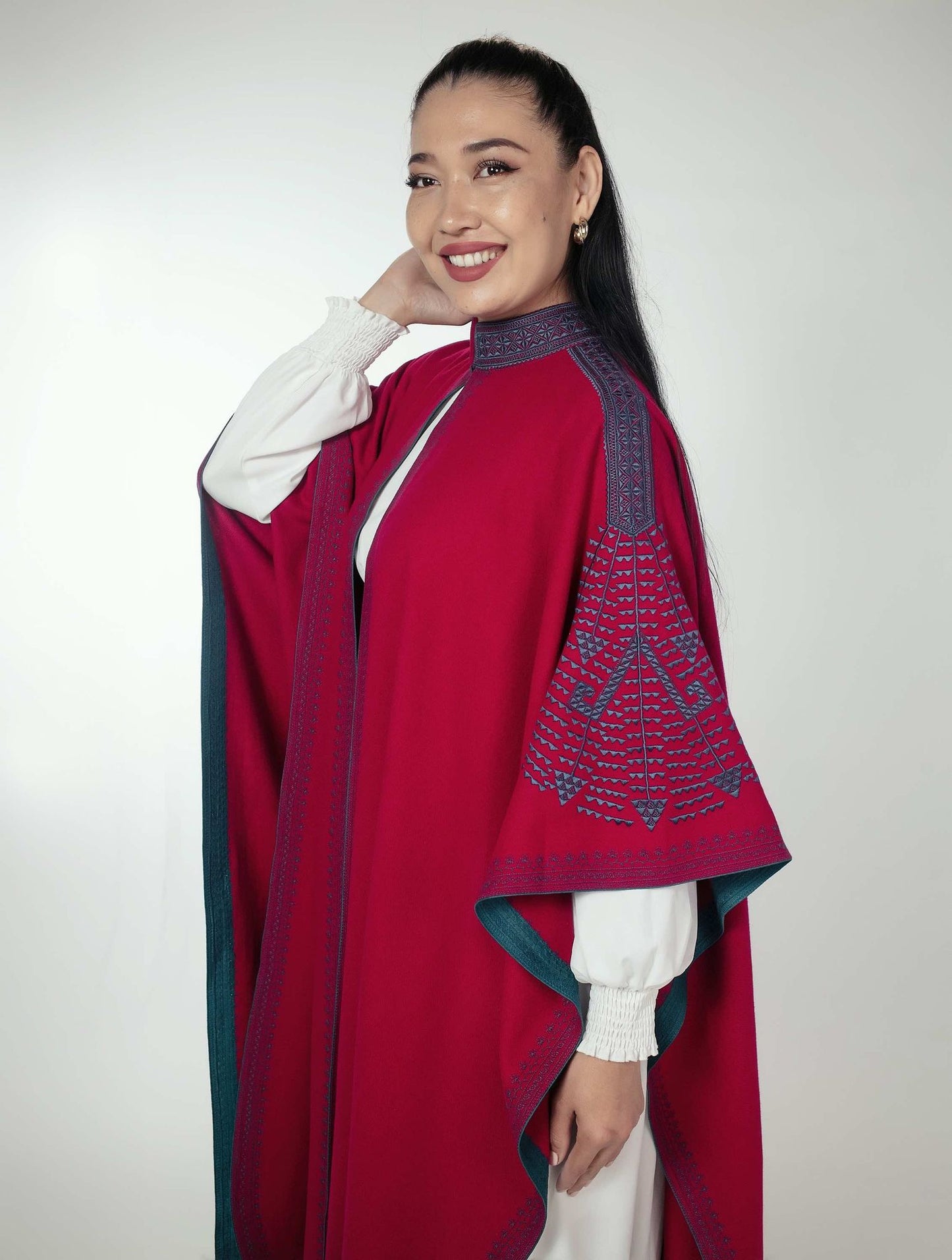 Afsoon Wool Cape