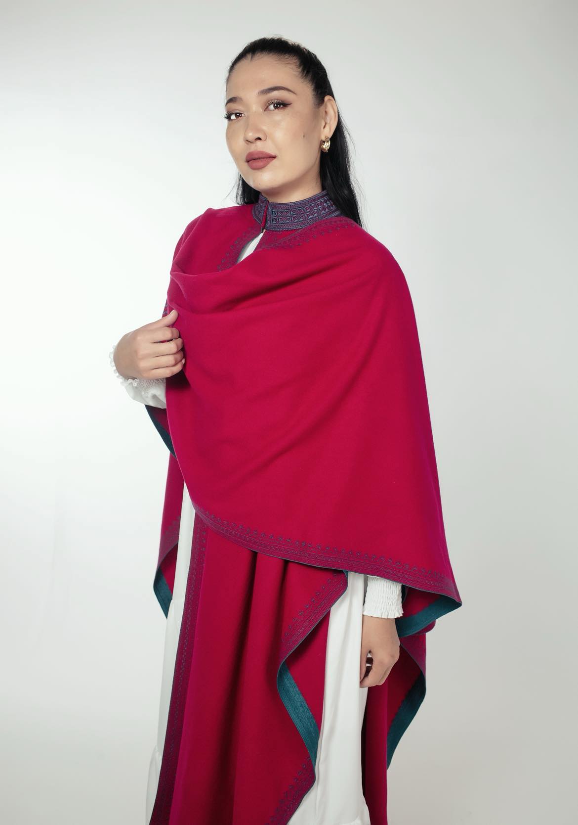 Afsoon Wool Cape