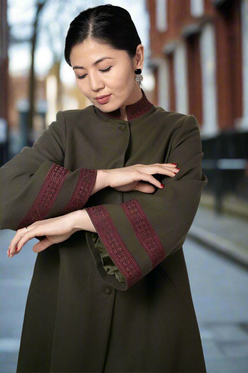 Pure Wool Hand Embroidered Jacket